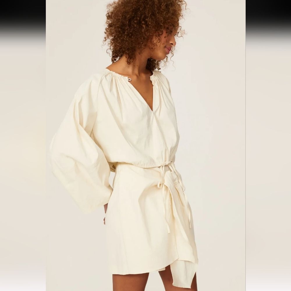 Rebecca Taylor NYC Poplin Ecru Cream Skort Size 6